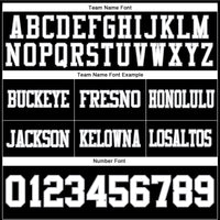 Custom Football Jersey - Black White-Gray Authentic