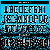 Custom Basketball Jersey - Blue Black-White Round Neck Sublimation Uniform