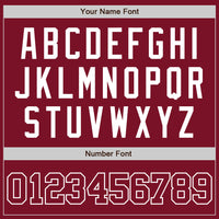 Custom Baseball Jersey - Crimson Crimson-White Authentic