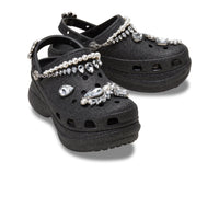 Bae Wedding Glitter Clogs - Black