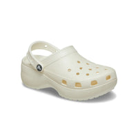 Classic Platform Glitter Clogs - Chalk