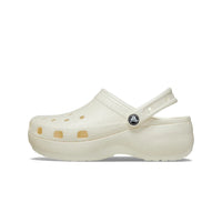 Classic Platform Glitter Clogs - Chalk