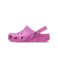 Kids' Classic Watercolor Marbled Clogs - Pink Swirl