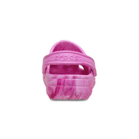 Kids' Classic Watercolor Marbled Clogs - Pink Swirl