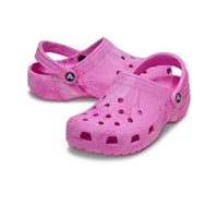 Kids' Classic Watercolor Marbled Clogs - Pink Swirl