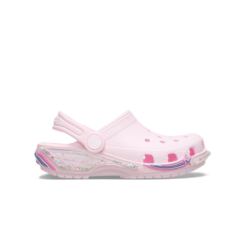 Kids' Classic Star Sparkle Shaker Clogs - Pink Milk