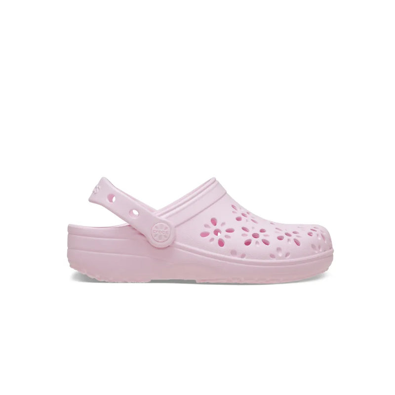 Toddlers' Classic Floral Cutout Clogs - Pink Milk