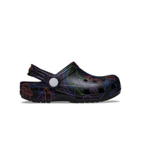 Toddlers' Classic Hi Vis Camo Clogs - Black / Multi