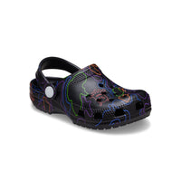 Toddlers' Classic Hi Vis Camo Clogs - Black / Multi