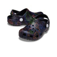 Toddlers' Classic Hi Vis Camo Clogs - Black / Multi