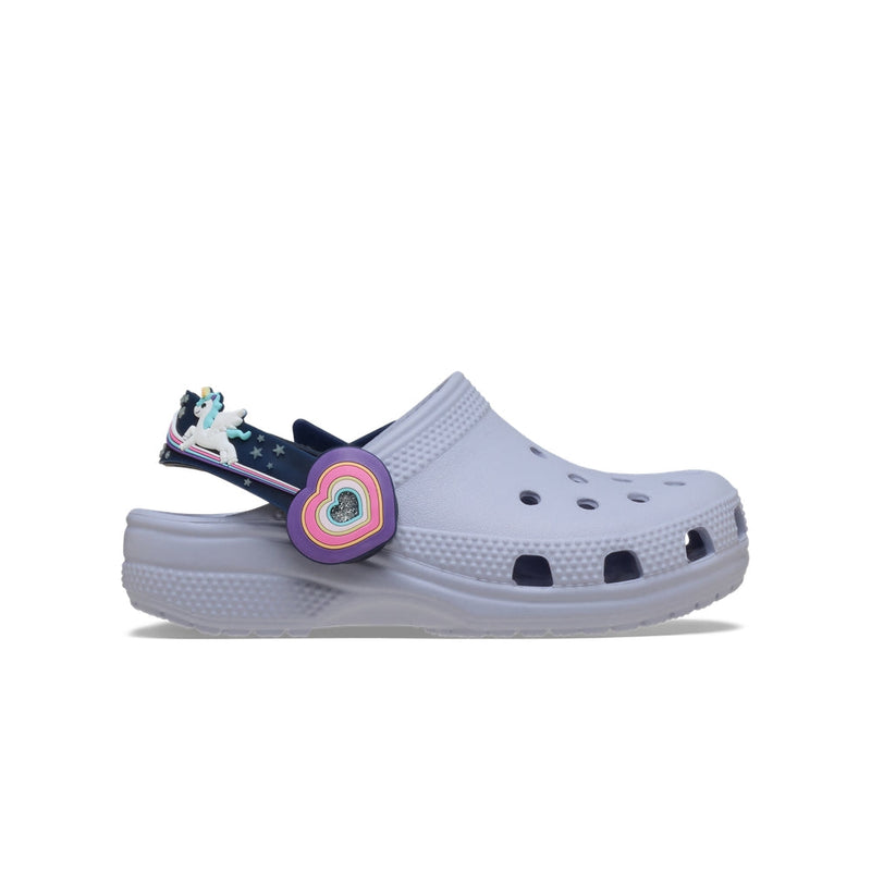 Toddlers' Classic Imagination Lights Back Strap Clogs - Frosted Grape