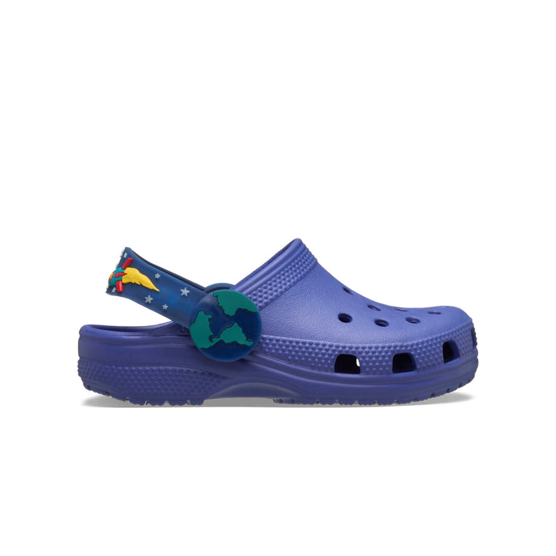 Toddlers' Classic Imagination Lights Back Strap Clogs - Sapphire