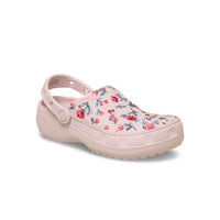 Classic Crafted Floral Clogs - Pink