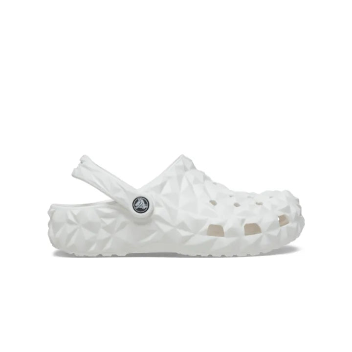 Classic Geometric Clogs - White