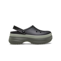 Classic Stacked Clogs - Black