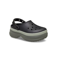 Classic Stacked Clogs - Black