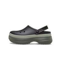 Classic Stacked Clogs - Black
