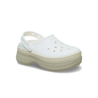 Classic Stacked Clogs - Chalk