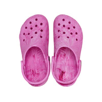 Classic Watercolor Marbled Clogs - Pink Swirl