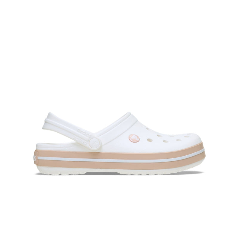 Crocband Clogs - White / Pink Caramel