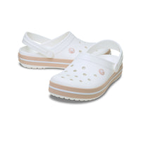 Crocband Clogs - White / Pink Caramel