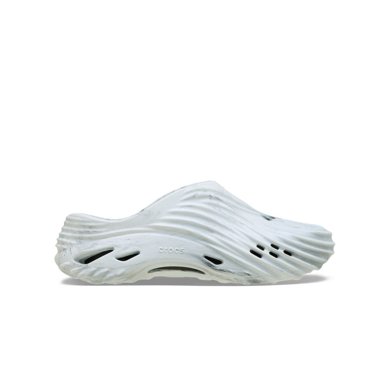 Echo Watercolor Marbled Wave Clogs - Black / White