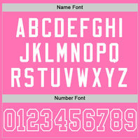 Custom Football Jersey - Pink Pink-White Mesh Authentic
