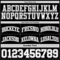 Custom Basketball Jersey - Reversible Black White Double Side Sublimation Set