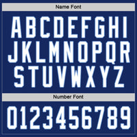 Custom Hockey Jersey - Royal White-Light Blue