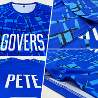 Custom Soccer Jersey - Royal White Sublimation Uniform