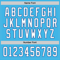Custom Hockey Jersey - Sky Blue White-Royal