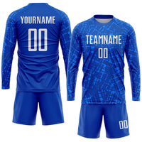 Custom Soccer Jersey - Royal White Sublimation Uniform