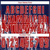 Custom Soccer Jersey - Red Royal-White Sublimation Uniform