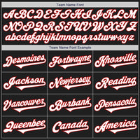 Custom Baseball Jersey - Black White-Red Authentic Two Tone