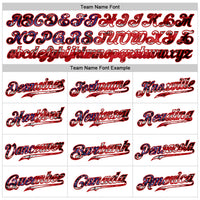 Custom Baseball Jersey - White Red-Royal 3D American Flag Authentic