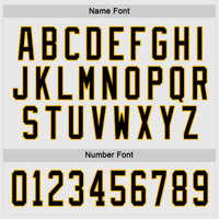 Custom Hockey Jersey - White Black-Gold