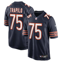 Chicago Bears Ozzy Trapilo Navy Team Game Jersey