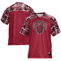 Central Washington Wildcats Football Jersey - Crimson