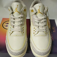 Sneakers, White Yellow Purple Colorway, Lace Up Design, Casual Gift for Sneaker Fans