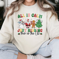 Emergency Room Holiday Crewneck, Humorous ER Nurse Christmas Sweatshirt, Medical Staff Pullover, Doctor Nurse Xmas Sweater, Winter Holiday Present