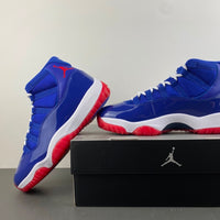 Low Top Sneakers, Royal Blue White Red Colorway, Patent Leather Footwear, Lace Up Design, Casual Gift for Sneaker Fans