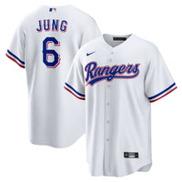 Texas Rangers Josh Jung White Replica Player Jersey