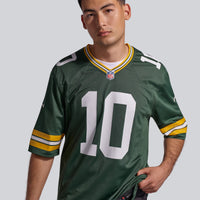Green Bay Packers Jordan Love Green Player Game Jersey
