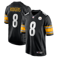 Pittsburgh Steelers Aaron Rodgers Black Game Jersey