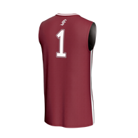 #1 Fordham Rams Lightweight Collegiate Basketball Fashion Jersey - Maroon