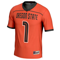 #1 Oregon State Beavers Lacrosse Fashion Jersey - Orange