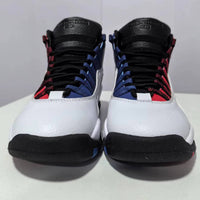 High Top Sneakers, White Red Black Colorway, Mismatched Colorway, Lace Up Design, Casual Gift for Sneaker Fans