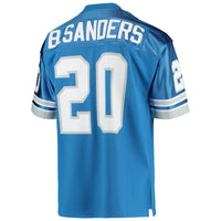 Detroit Lions 1991 Barry Sanders Blue Authentic Throwback Retired Player Jersey