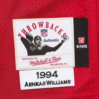 Arizona Cardinals 1994 Aeneas Williams Cardinal Authentic Throwback Retired Player Jersey