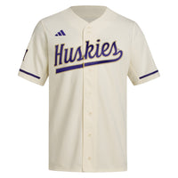 Cream Washington Huskies Replica Baseball Jersey